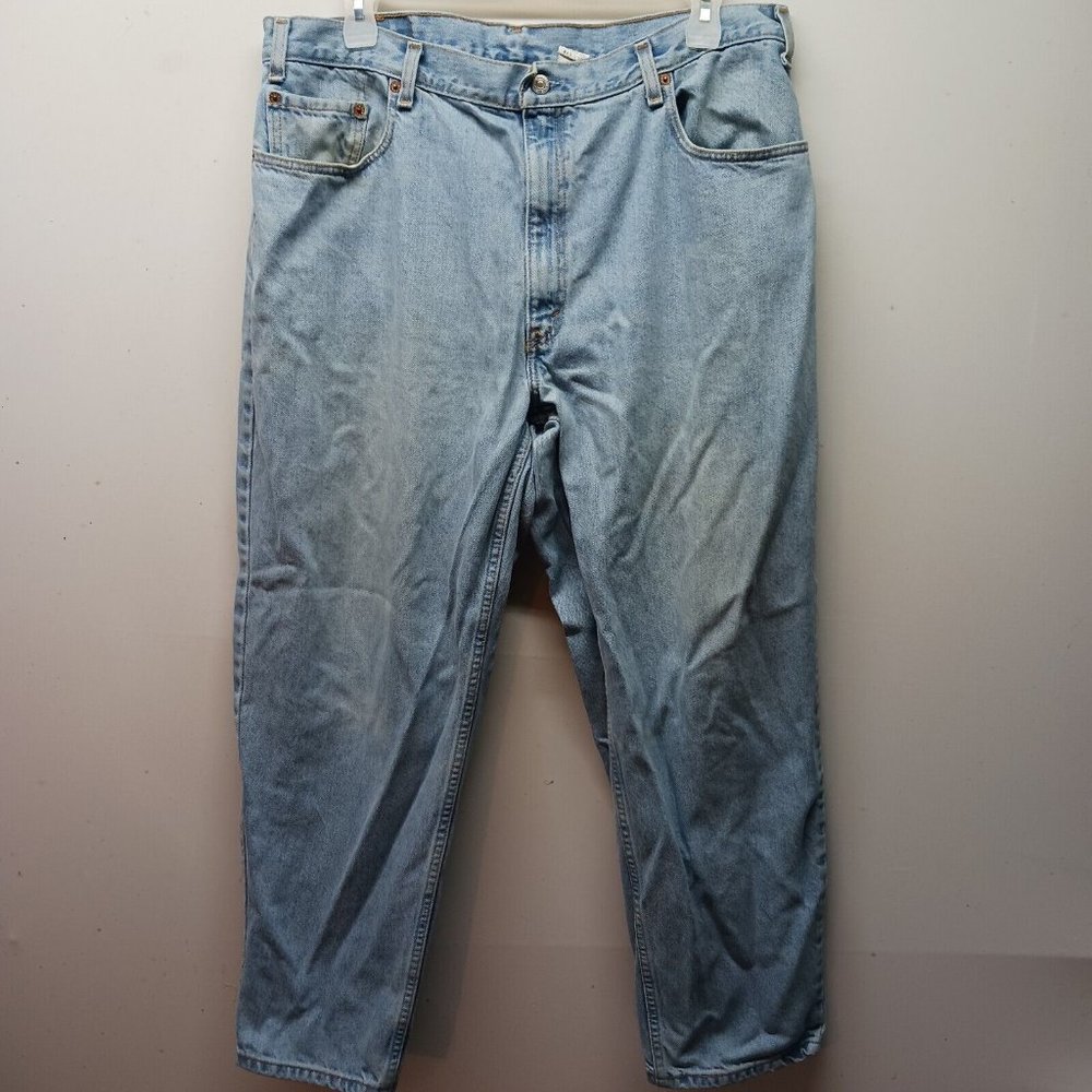 Levi's 560 Jeans Mens 40x30 Blue Loose Fit Tapered Leg Medium Wash Denim Cotton